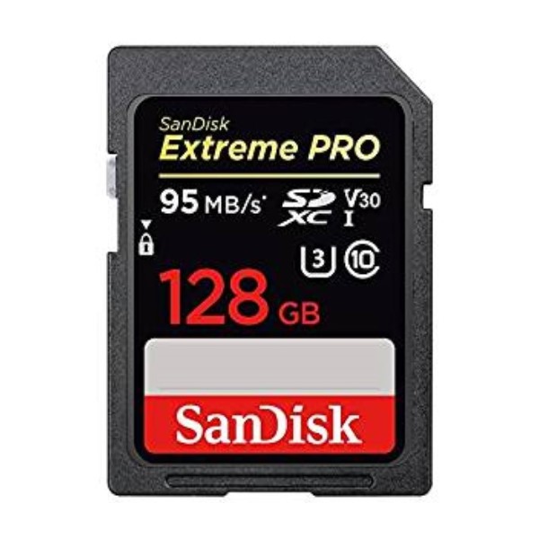 SanDisk 128GB 95MB/s SDメモリーカード防水 耐衝撃 耐X線