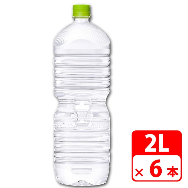 送料無料】い・ろ・は・す天然水 ラベルレス 2L ペットボトル 6本（1ケース） ミネラルウォーター コカコーラ 【メーカー直送品・代金引換不可】 |  アダチカメラ