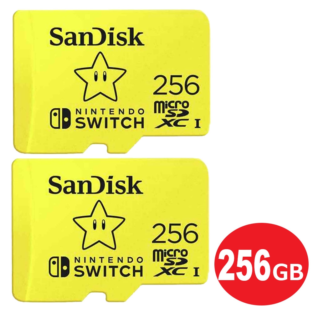 SanDisk 256GB microSDXCカード for Nintendo